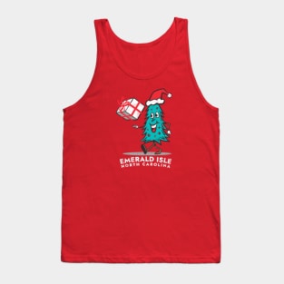 Emerald Isle, NC Christmas Vacationing Holiday Tree Tank Top